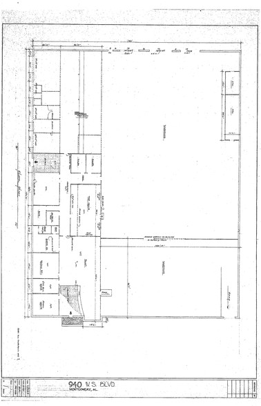 942 W South Blvd, Montgomery, AL à louer - Plan d  tage - Image 1 de 2