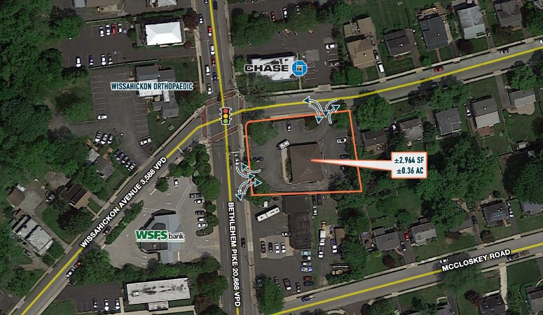 1316 Bethlehem Pike, Flourtown, PA à vendre - Photo du bâtiment - Image 2 de 10