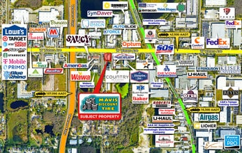 5660 W Waters Ave, Tampa, FL - Aérien Vue de la carte - Image1