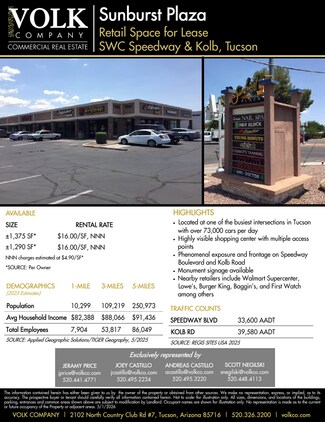 More details for 7074-7082 E Speedway Blvd, Tucson, AZ - Retail for Lease