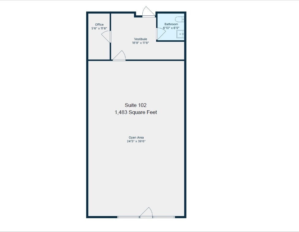 122 E 17th St, Santa Ana, CA for lease Floor Plan- Image 1 of 1