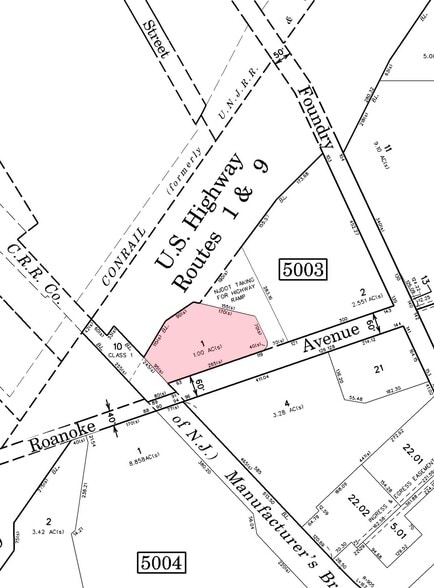 93-119 Roanoke Ave, Newark, NJ for lease - Plat Map - Image 2 of 2