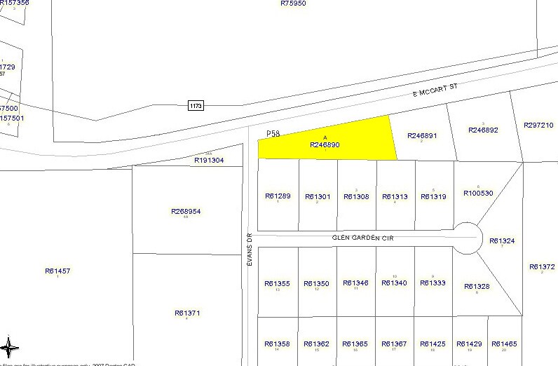 900 E McCart St, Krum, TX à louer - Plan cadastral - Image 3 de 8