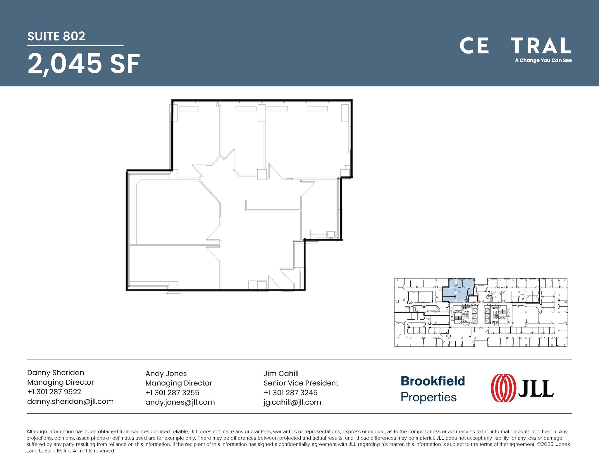 11300 Rockville Pike, North Bethesda, MD à louer Plan d’étage- Image 1 de 2