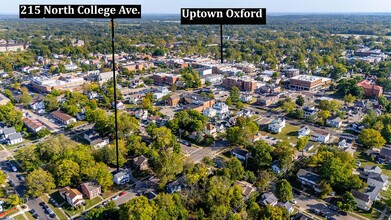 215 N College Ave, Oxford, OH - AERIAL  map view - Image1
