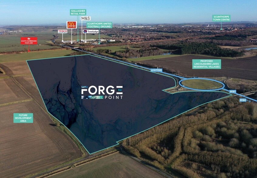 West Rd, Scunthorpe for lease - Aerial - Image 3 of 3