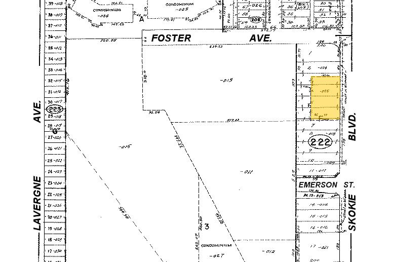 9410-9466 Skokie Blvd, Skokie, IL à louer - Plan cadastral - Image 2 de 7