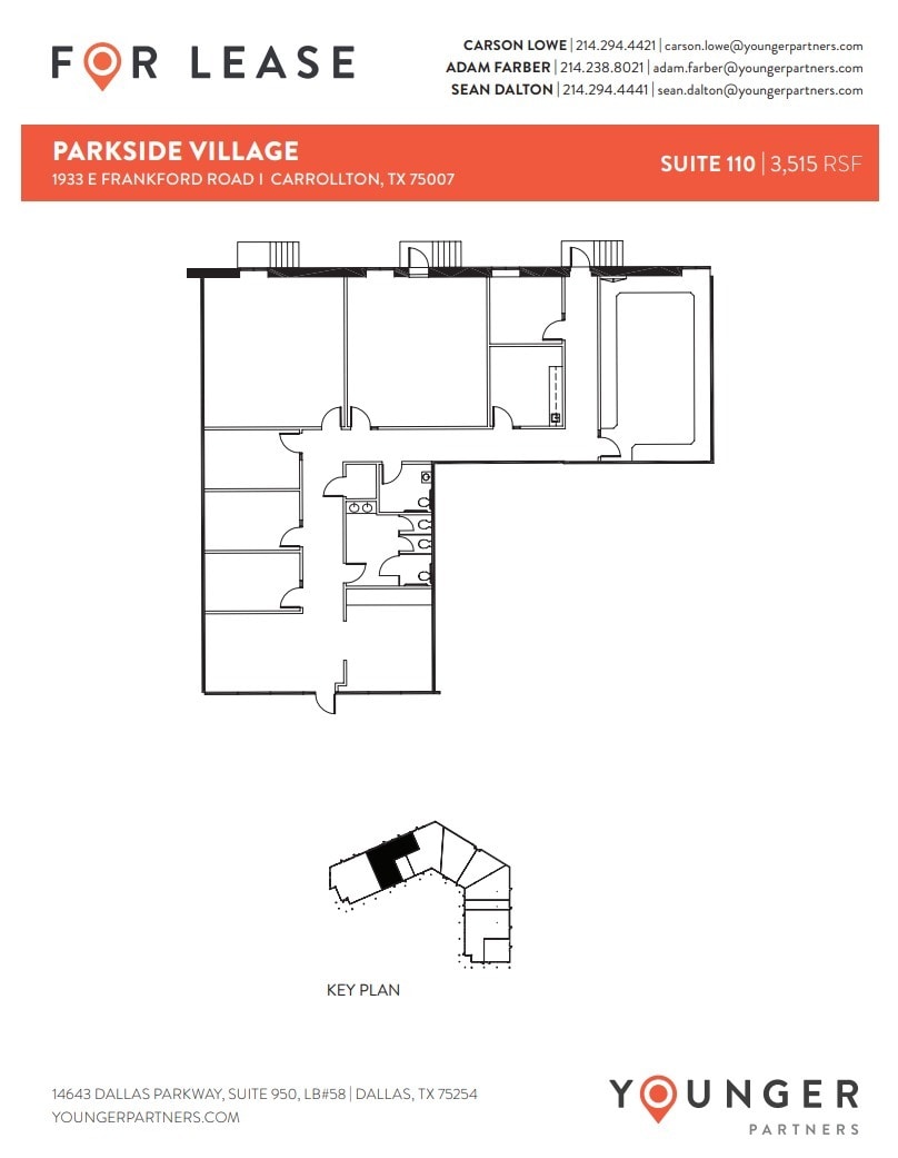 1933 E Frankford Rd, Carrollton, TX à louer Plan d’étage- Image 1 de 1