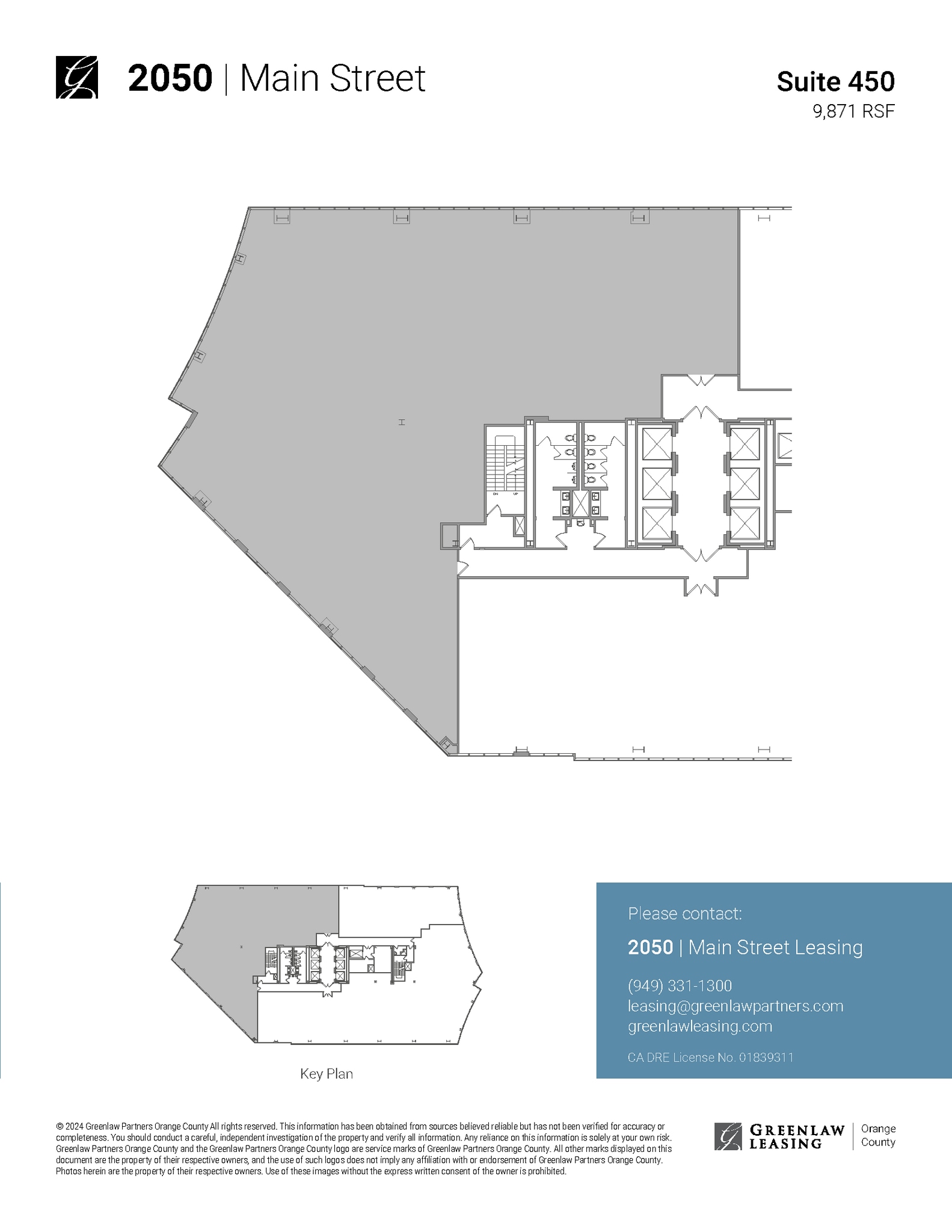 2040 Main St, Irvine, CA à louer Plan d’étage- Image 1 de 15