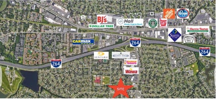 3692 S Plaza Trl, Virginia Beach, VA - Aerial  map view