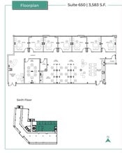 95 Merrick Way, Coral Gables, FL for lease Floor Plan- Image 1 of 1