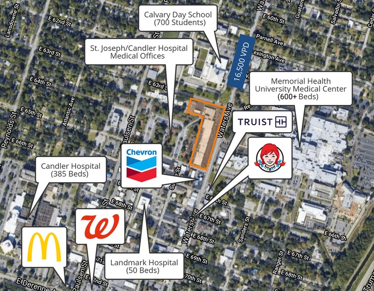 4800 Waters Ave, Savannah, GA à louer - Aérien - Image 2 de 8