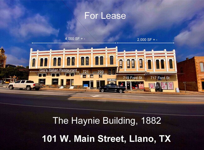 More details for 101 W Main St, Llano, TX - Multiple Space Uses for Lease