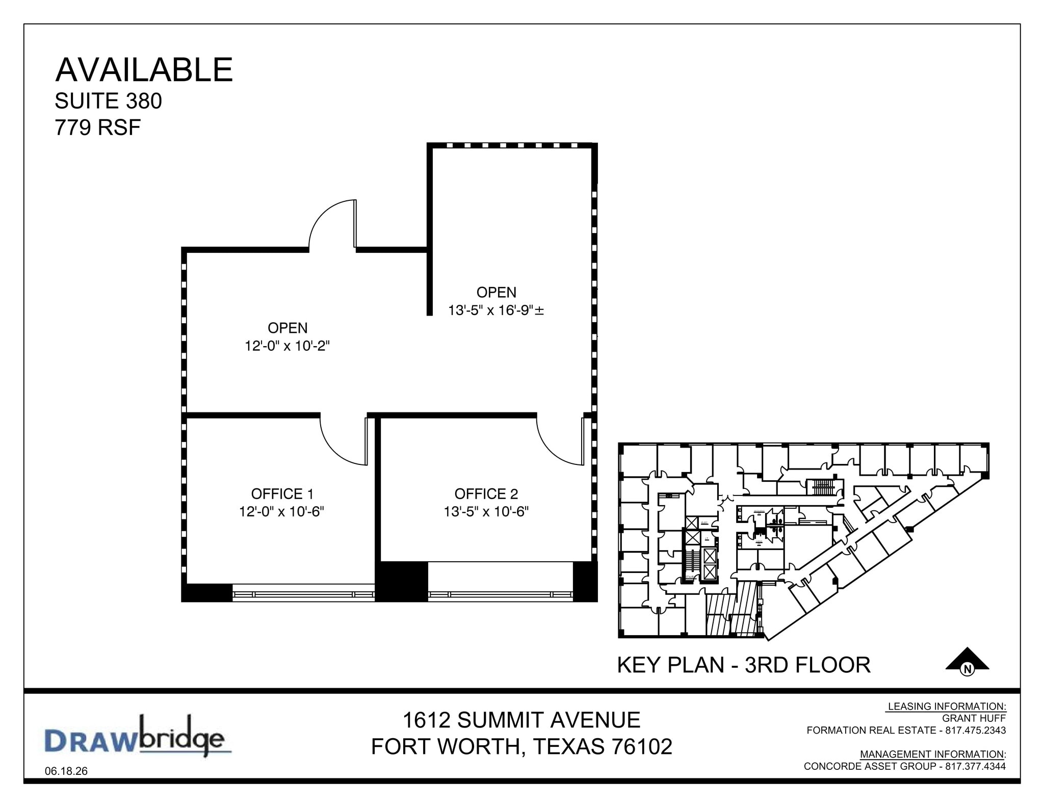 1612 Summit Ave, Fort Worth, TX à louer Plan de site- Image 1 de 1