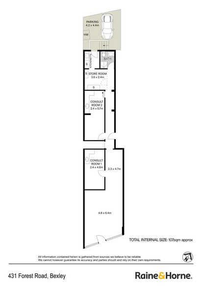 431 Forest Rd, Bexley for lease - Floor Plan - Image 2 of 2