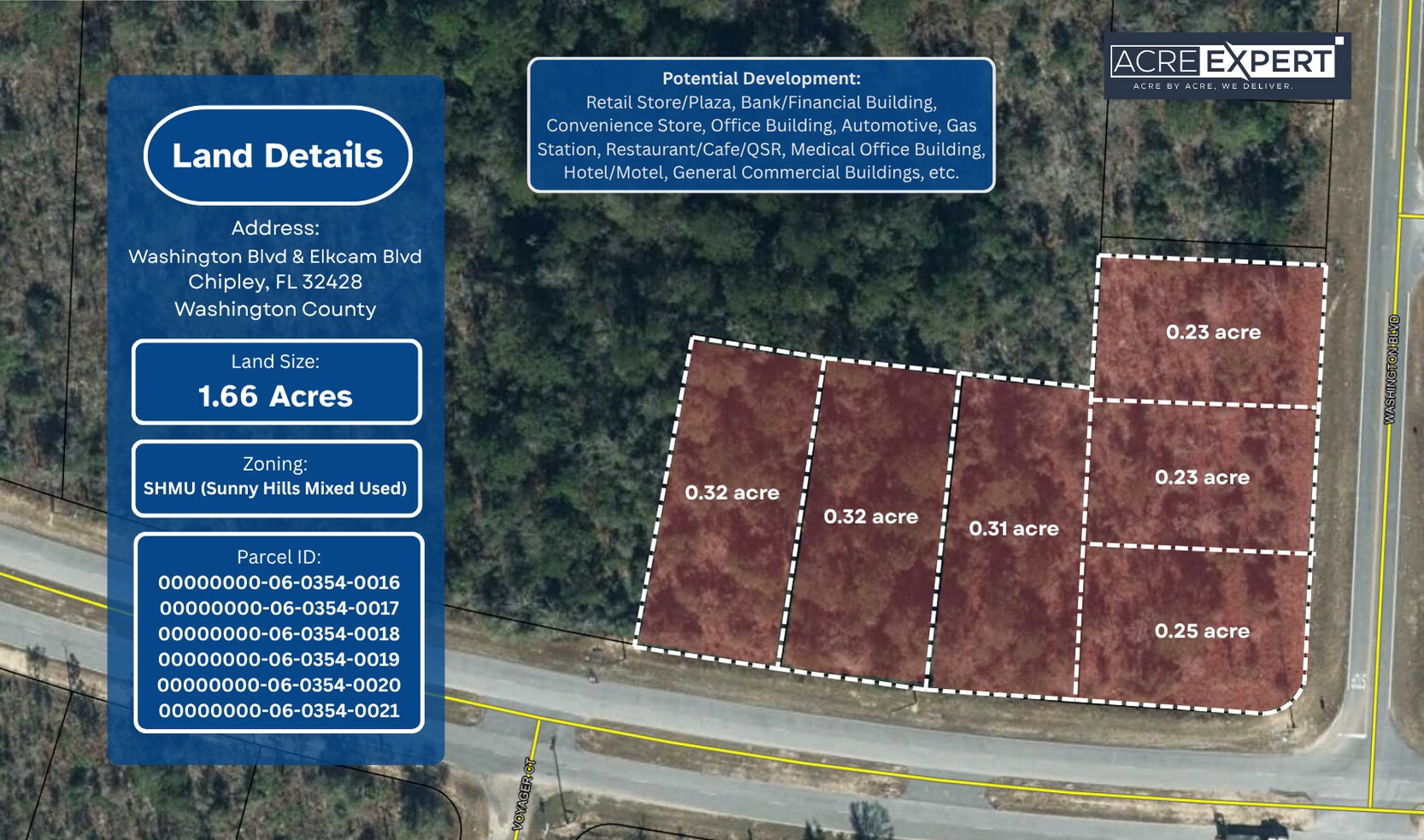 Washington & Elkcam Blvd, Chipley, FL for sale Primary Photo- Image 1 of 2