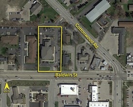 501 Baldwin St, Jenison, MI - AERIAL  map view