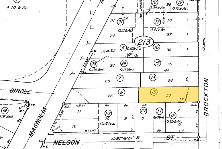 6771-6779 Brockton Ave, Riverside, CA à vendre - Plan cadastral - Image 2 de 7