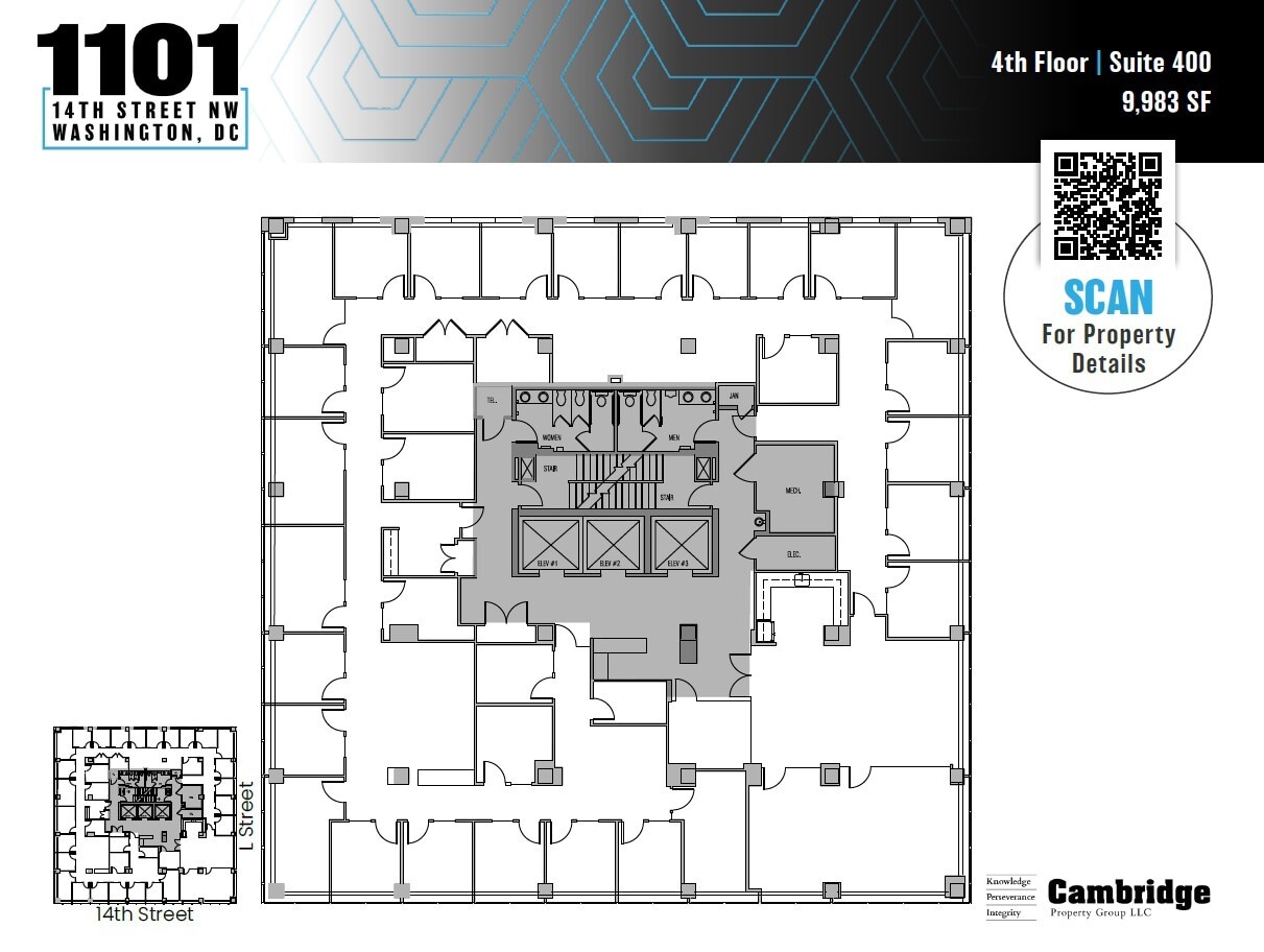 1101 14th St NW, Washington, DC for lease Floor Plan- Image 1 of 1
