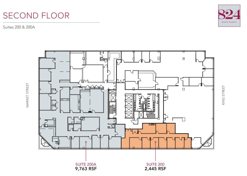 824 N Market St, Wilmington, DE for lease Floor Plan- Image 1 of 1