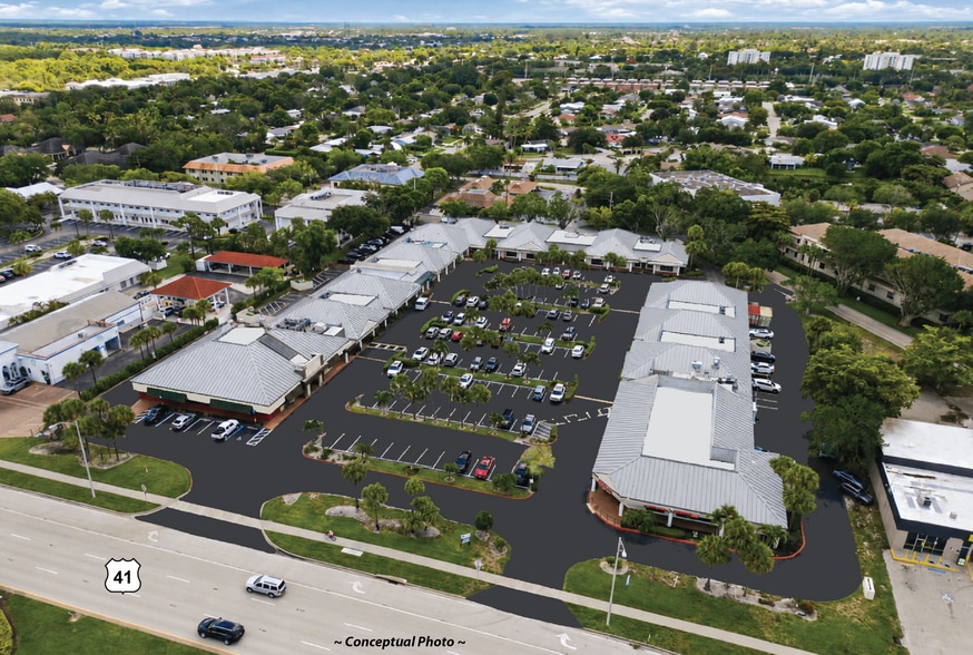 4910 Tamiami Trl N, Naples, FL for lease - Aerial - Image 2 of 4