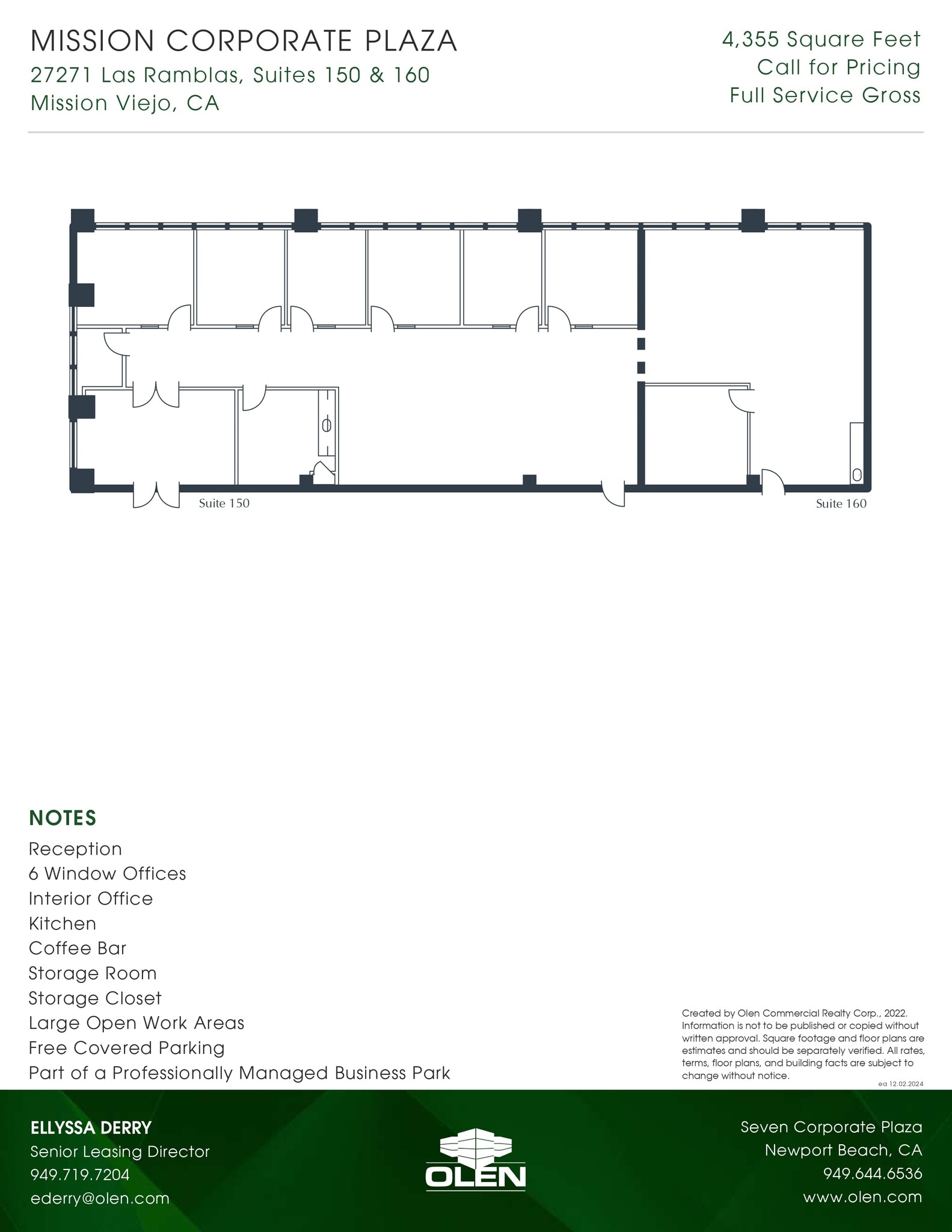 27271 Las Ramblas, Mission Viejo, CA for lease Interior Photo- Image 1 of 1