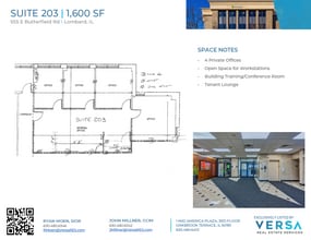 555 E Butterfield Rd, Lombard, IL à louer Plan d’étage- Image 1 de 1
