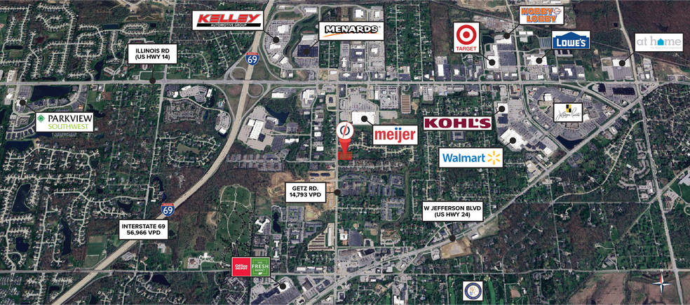 1907 Getz Rd, Fort Wayne, IN for sale - Building Photo - Image 3 of 4