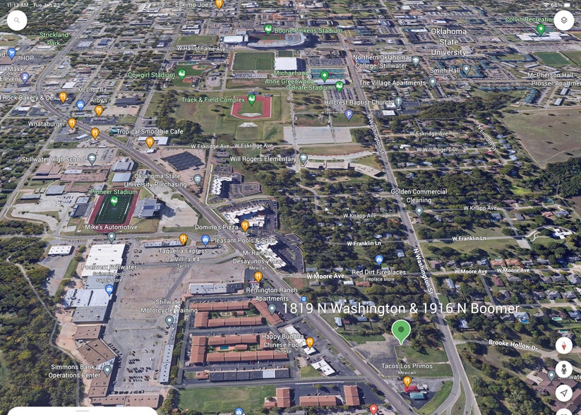 1819 N Washington Street, Stillwater, OK for sale - Aerial - Image 3 of 5