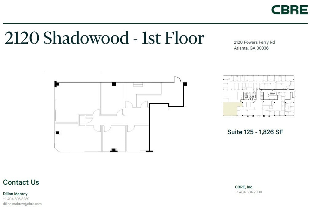 2100 Powers Ferry Rd SE, Atlanta, GA for lease Floor Plan- Image 1 of 1