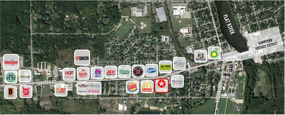 1120 W Main St, Lowell, MI à vendre - Photo du bâtiment - Image 3 de 8