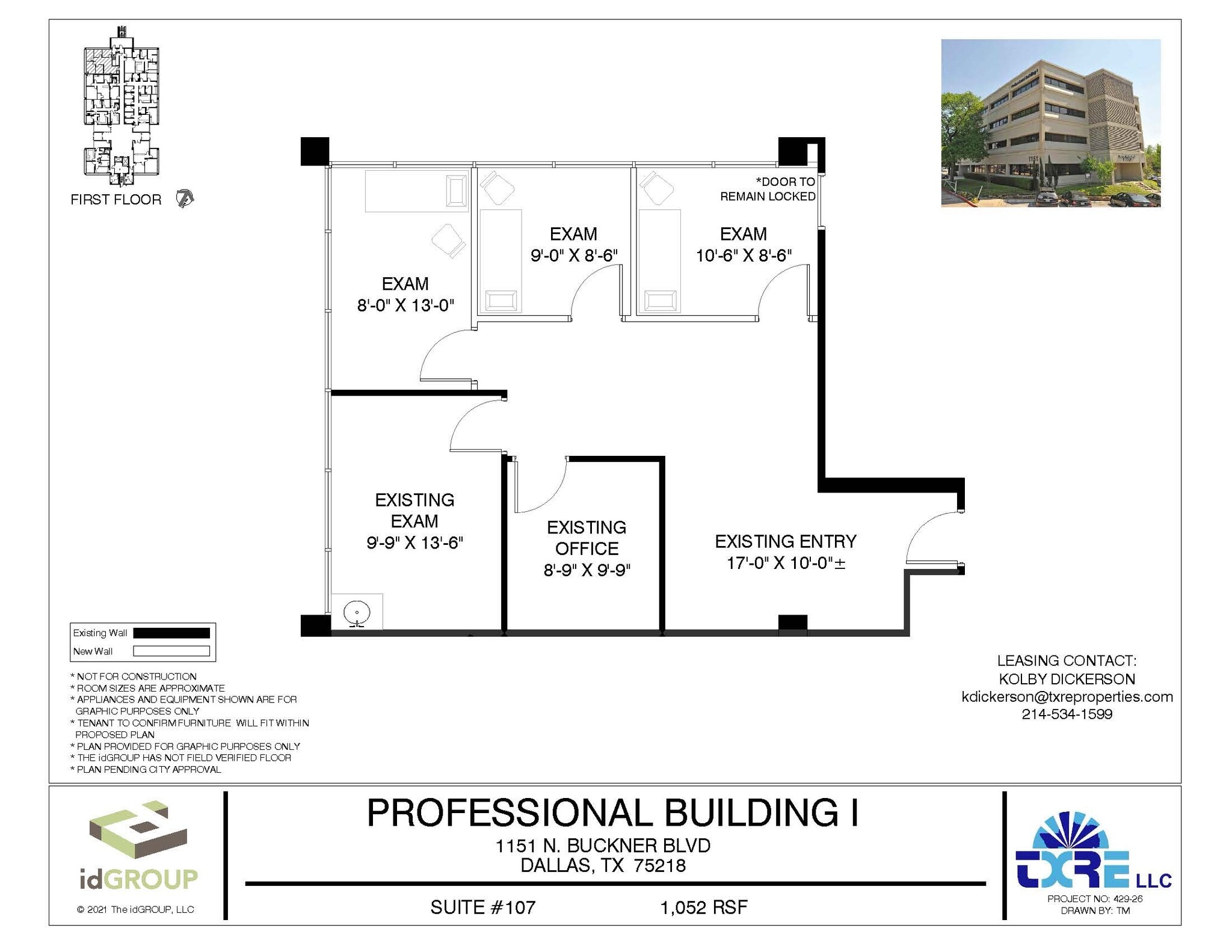 1151 N Buckner Blvd, Dallas, TX for lease Floor Plan- Image 1 of 1