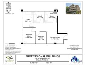 1151 N Buckner Blvd, Dallas, TX for lease Floor Plan- Image 1 of 1