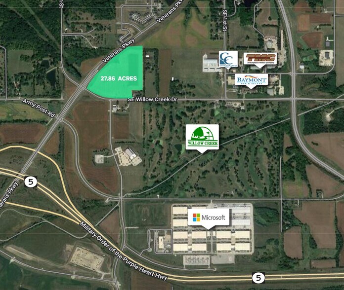 765-825 SE Willow Creek Dr, West Des Moines, IA for sale - Aerial - Image 3 of 4