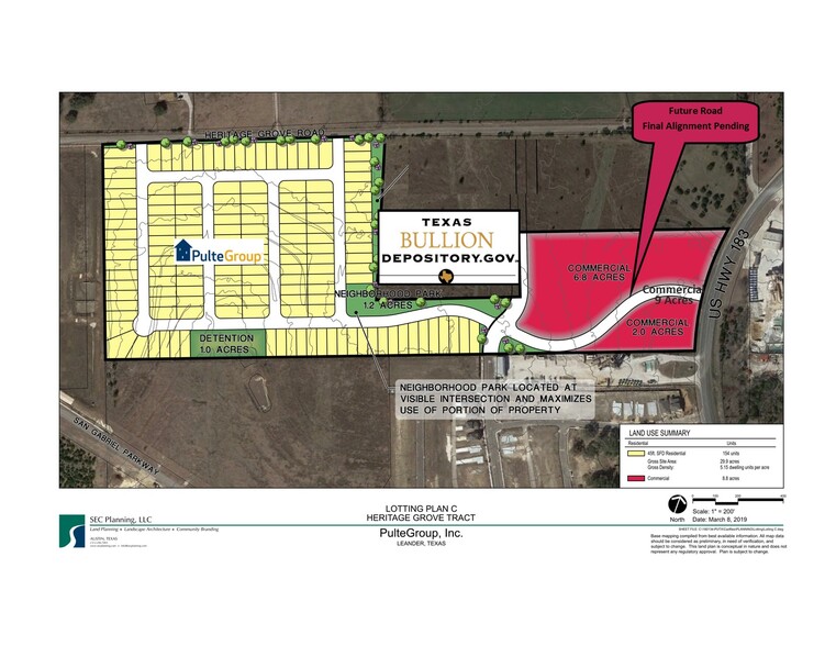 Heritage Grove Rd @ Hwy 183, Leander, TX for sale - Building Photo - Image 2 of 3