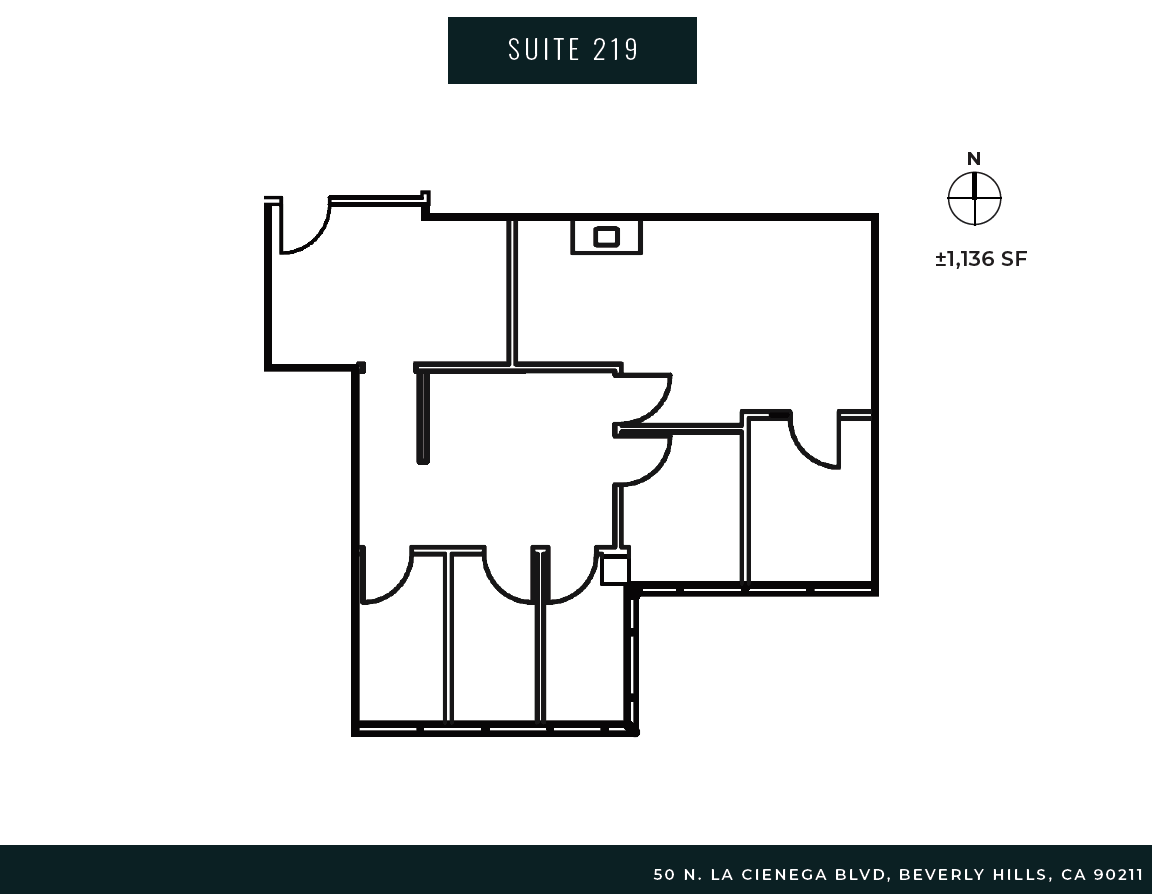50 N La Cienega Blvd, Beverly Hills, CA for lease Floor Plan- Image 1 of 1