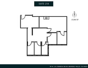 50 N La Cienega Blvd, Beverly Hills, CA for lease Floor Plan- Image 1 of 1