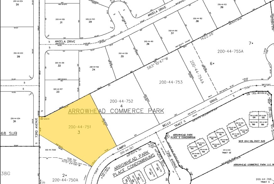 7230 W Campo Bello Dr, Glendale, AZ à vendre - Plan cadastral - Image 2 de 4
