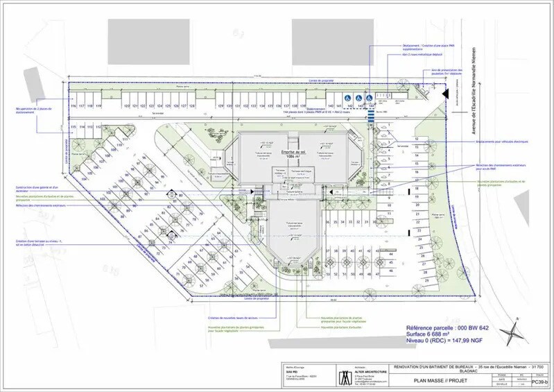 35 Avenue De L'Escadrille Normandie-Niemen, Blagnac for lease - Site Plan - Image 3 of 7