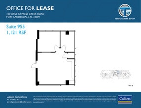 100 W Cypress Creek Rd, Fort Lauderdale, FL for lease Floor Plan- Image 1 of 1