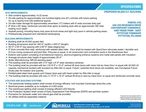 340-350 Research Dr, Pittston Township, PA à louer Plan de site- Image 1 de 1