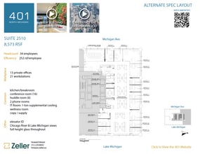 401 N Michigan Ave, Chicago, IL for lease Floor Plan- Image 2 of 2