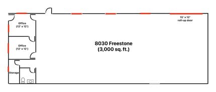 8030 Freestone Ave, Santa Fe Springs, CA for lease Site Plan- Image 2 of 2