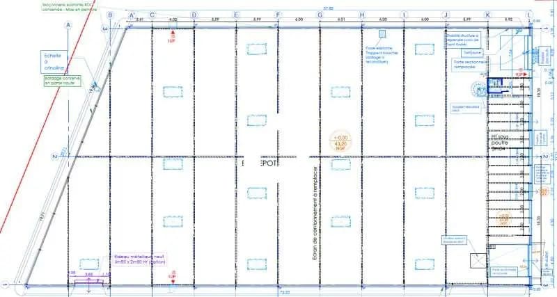 Industrial in Le Blanc-Mesnil for lease - Floor Plan - Image 2 of 2