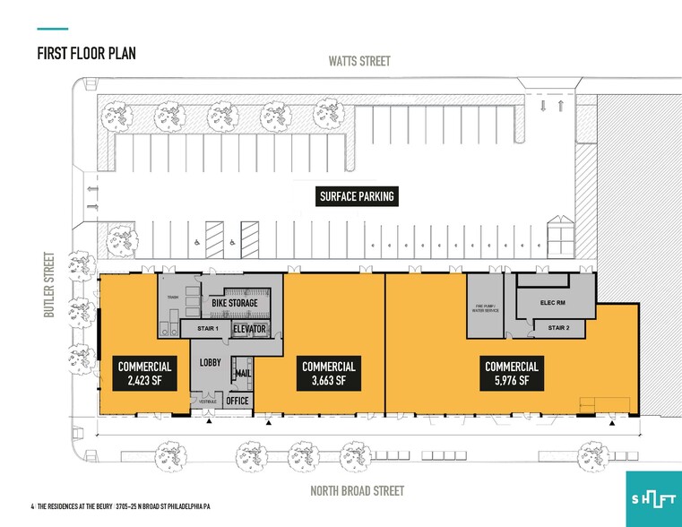 3705 N Broad St, Philadelphia, PA à louer - Plan d  tage - Image 3 de 3