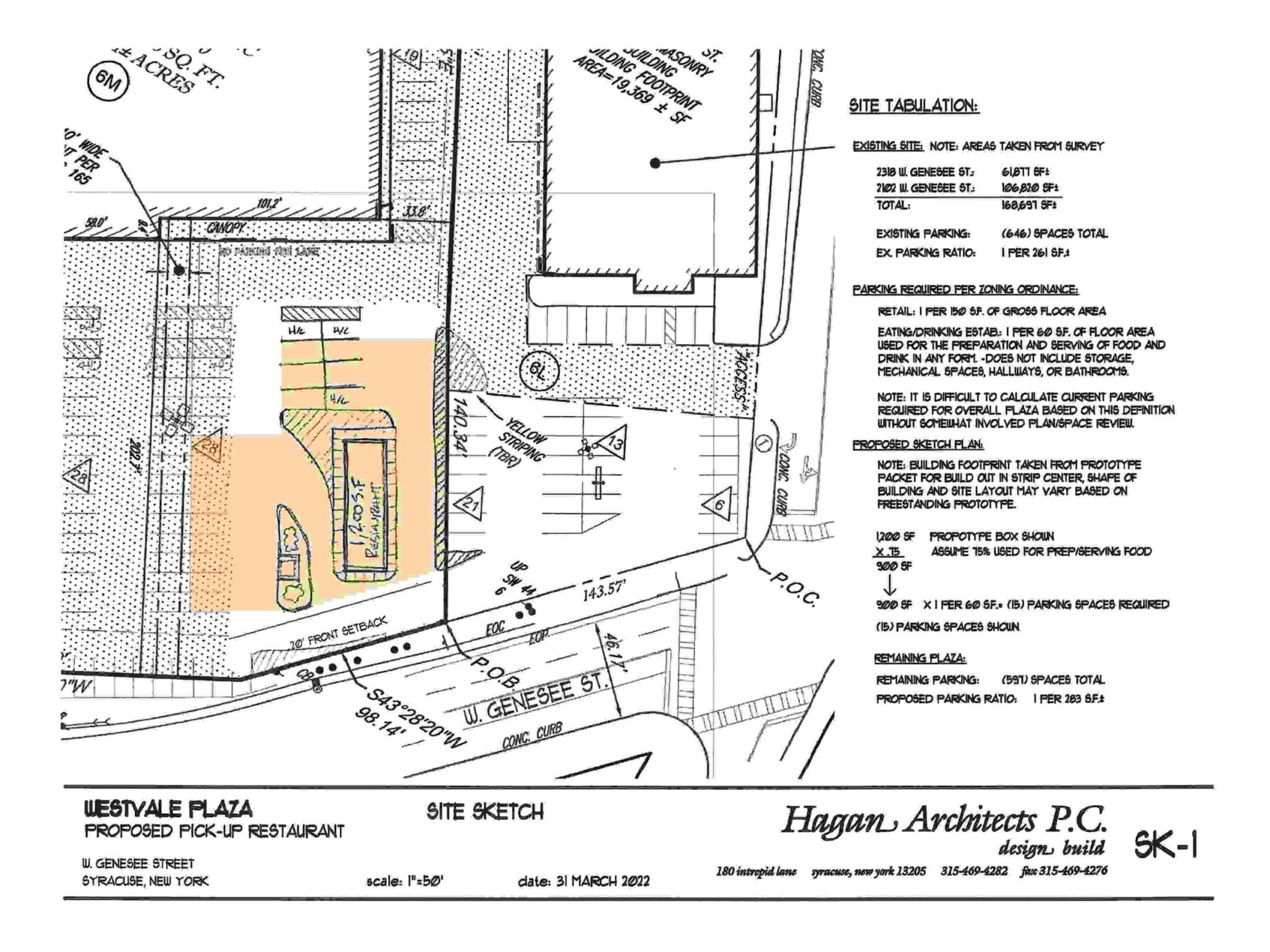 2102-2214 W Genesee St, Syracuse, NY à louer Plan de site- Image 1 de 1