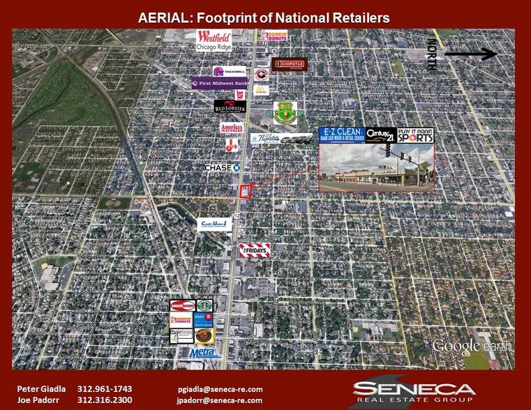 5600-5620 W 95th St, Oak Lawn, IL à louer - Photo du bâtiment - Image 3 de 5