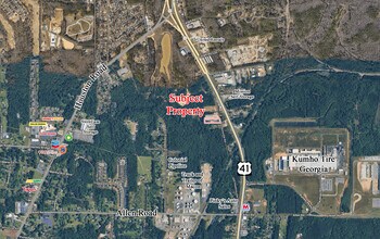 5571 Old Hawkinsville Rd, Macon-Bibb, GA - Aérien  Vue de la carte - Image1