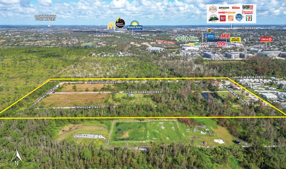 4700 San Michel Dr, Fort Myers, FL à vendre - Aérien - Image 3 de 8