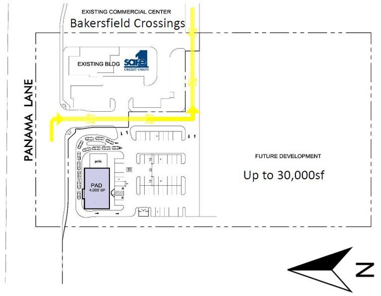 3701 Panama Ln, Bakersfield, CA for lease - Site Plan - Image 2 of 2